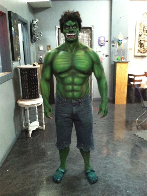 Body Paint The Hulk Body Painting Superhero Sexy Outfits
