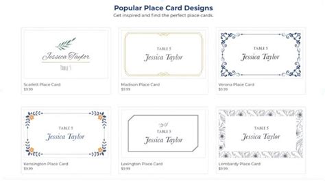 Building Place Card Templates With Diy Place Cards Guide Diy Place