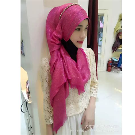 Popular Factory Wholesale Muslim Hijab Fashion Scarf Malaysia Arab