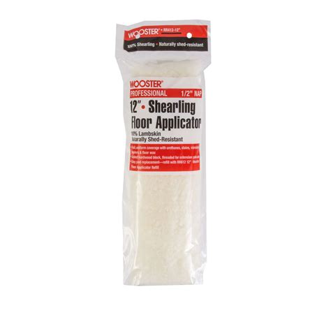 Wooster 12 In Shearling Floor Applicator For Smooth Surfaces Ace Hardware
