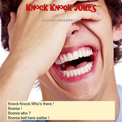 Open the door and find out asshole! Knock Knock Jokes: Knock Knock Who's t...