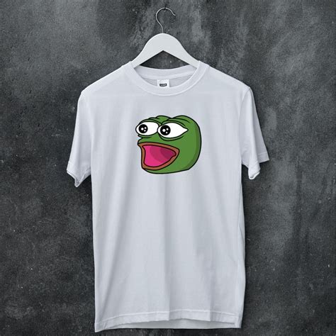 Pepe Frog Meme Png Svg File For Printing Poggers Happy Etsy