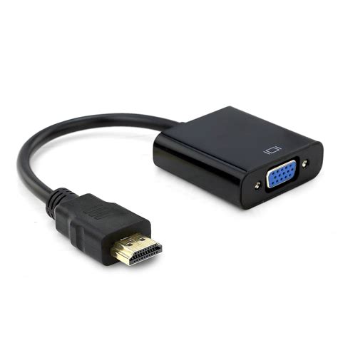 A wide variety of hdmi to vga adapter converter options are available to you, such as usb type, application. 1080P HDMI Male to VGA Female Video Adapter Cable ...
