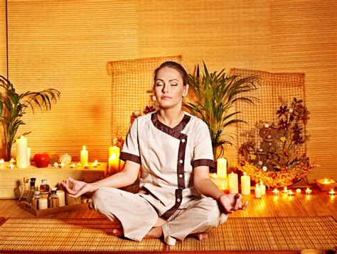 Bamboo Massage At Spa And Woman Stock Photo Image Of Hotel Massage