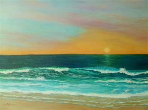 Florida Beach Painting Amber Palomares Fine Art