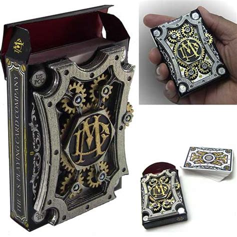 Perhaps one of the most elusive deck of playing cards dan and dave have ever produced. Dale Mathis 3D Metal Mechanized Playing Cards are insanely cool - The Gadgeteer