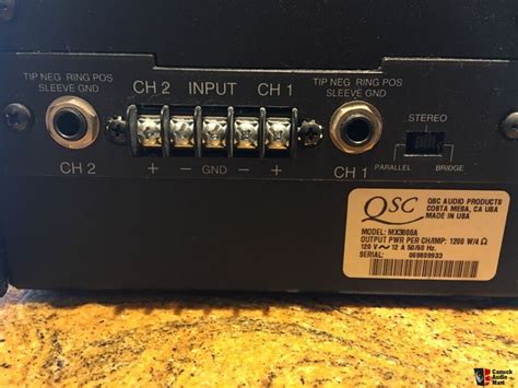 Qsc Mx3000a Power Amp Photo 2008960 Uk Audio Mart