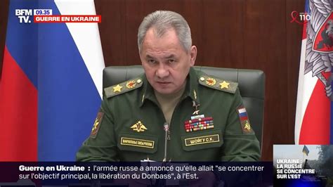 Le Ministre Russe De La Défense Sergueï Choïgou Silencieux Depuis