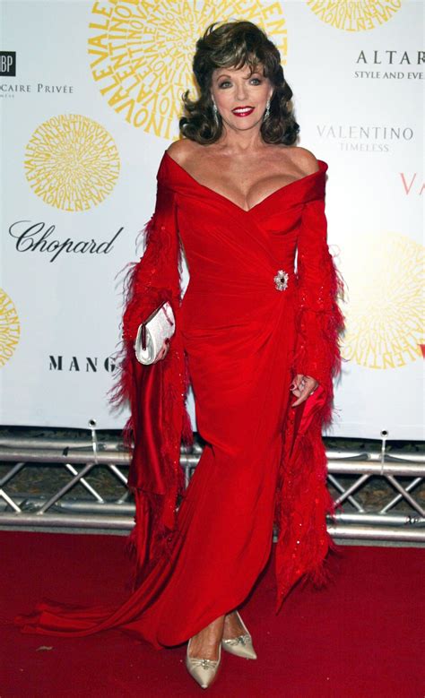 Joan Collins In Red Joan Collins Formal Dresses Long Tight Skirt