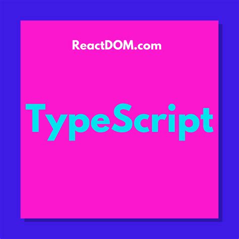 Best TypeScript books & Best TypeScript courses 2022 - ReactDOM
