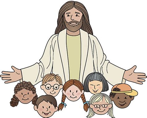 Jesus And Kids Clip Art