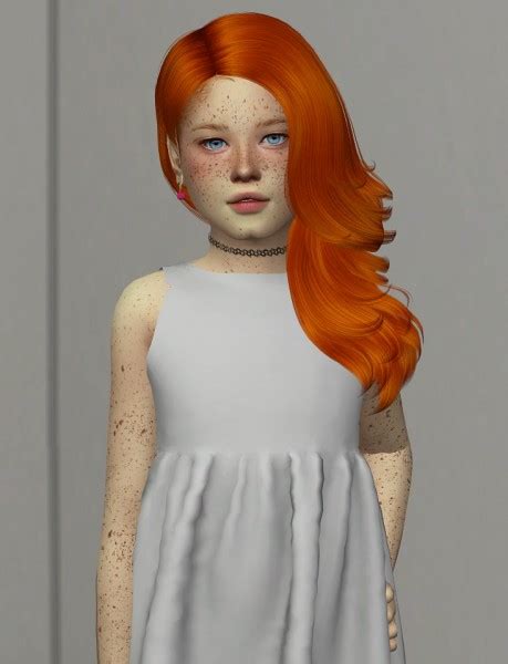 Sims 4 Hairs Coupure Electrique Tsminh`s Twinkle Hair Retextured