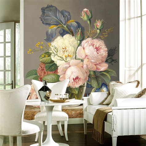 Maybe you would like to learn more about one of these? Custom Luxury Wallpaper Elegant Flowers Photo Wallpaper ...