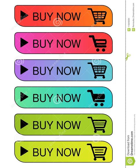Vector Simple Shopping Cart Trolley Menu Item Buy Now Coloured