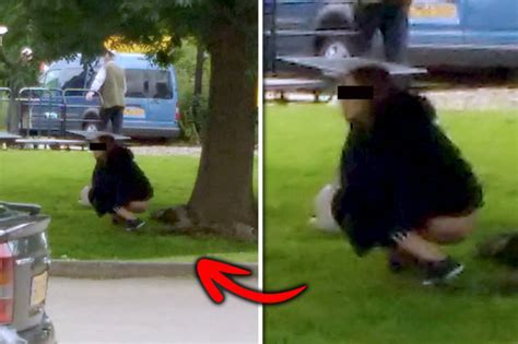 Woman Photographed Doing Poo In Public In Essex Car Park In Front Of