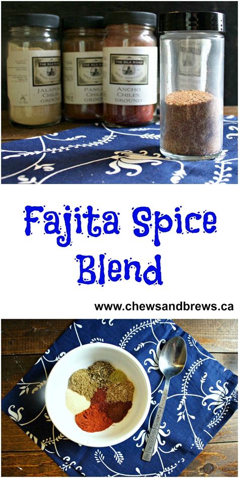 Fajita Spice Blend Recipe Fajita Spices Homemade Spices Homemade