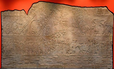 The Assyrians Lay Siege To An Egyptian Fort At Memphis Ancient