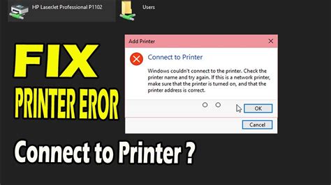 Cara Mengatasi Windows Cannot Connect To Printer Berhasil Di Windows Youtube