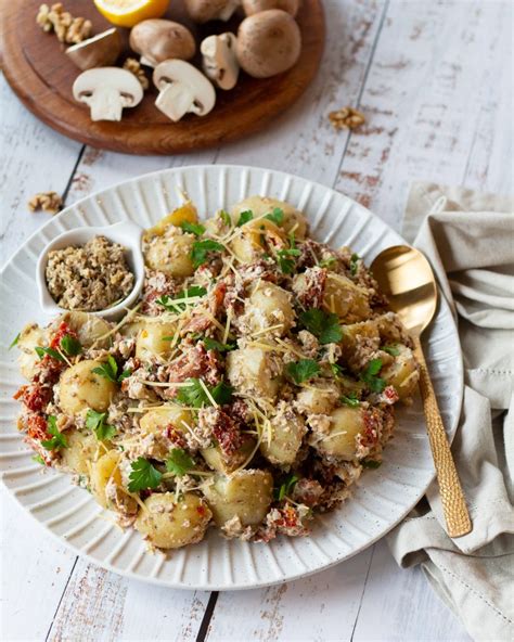 Creamy Potato Salad With Roasted Mushroom Pesto The MacPherson Diaries