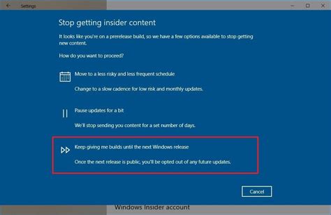 Why You Should Opt Out Of The Insider Program After Windows 10 October