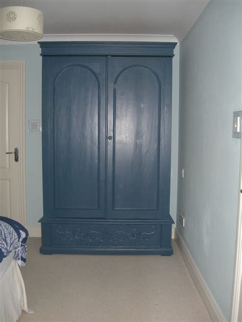 Gave An Orange Pine Wardrobe A Makeover Stripped Off Layers Of Wax And