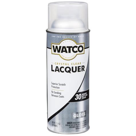 Clear, grey, oak wood varnish, paint, primer, interior exterior coatings gloss. Watco 11.25 oz. Clear Gloss Lacquer Wood Finish Spray (6 ...