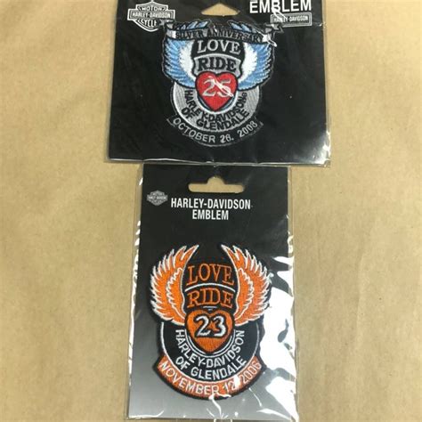 Harley Davidson Harley Davidson Of Glendale Love Ride 23and25 Motorcycle Patch Grailed