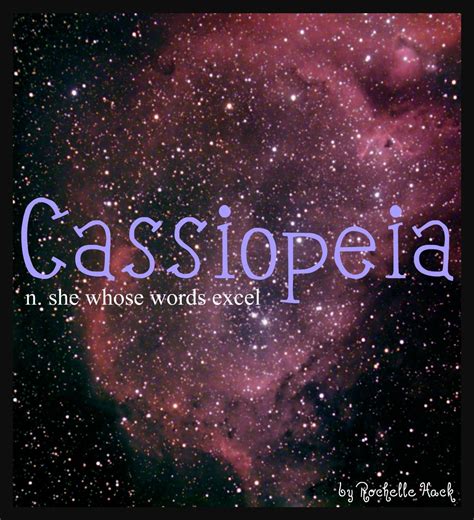 Stechert in 1899, under the former title: Baby Girl Name: Cassiopeia. Meaning: She Whose Words ...
