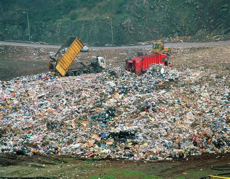 Landfill Site In Leicestershire Photograph By Martin Bondscience Photo