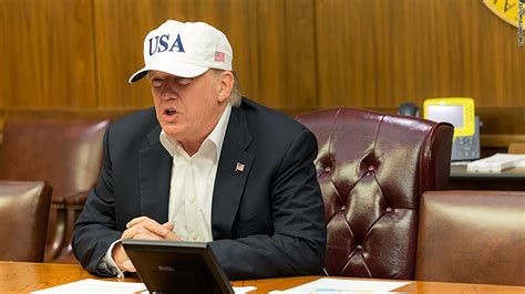 Ethics Group Trump Shouldnt Wear Campaign Hat On Trip To Support Harvey Victims