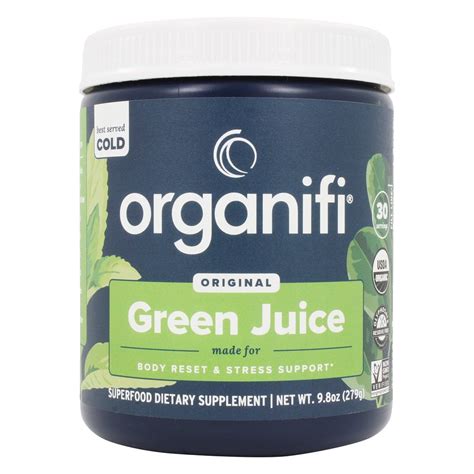 Organifi Organic Green Juice Superfood Powder 95 Oz