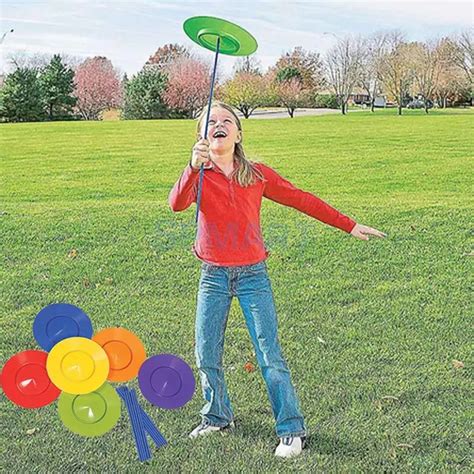 Buy 6 Sets Plastic Spinning Plate Juggling Props