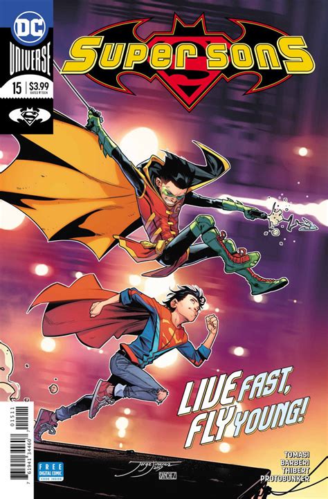 Super Sons 2017 15 VF NM Jorge Jimenez Cover DC Universe