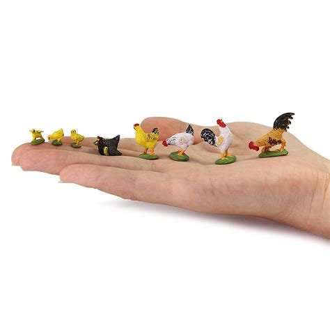 15pcs Model Train Painted 143 Scale Farm Animals O Scale Chicken Duck