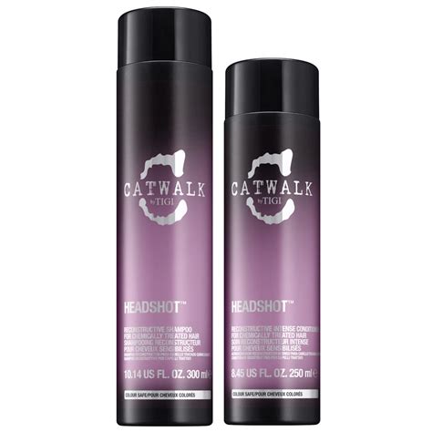 TIGI Catwalk Headshot Shampoo 300ml And Conditioner 250ml HQ Hair