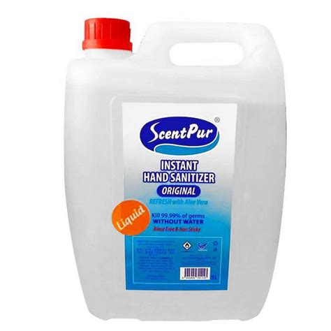 Andrew alexis, md, chair of steer clear of hand sanitizers containing other potentially dangerous types of alcohol. Scentpur Liquid Hand Sanitizer 5 Liter