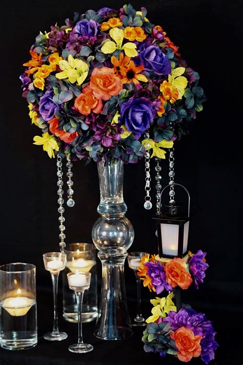 How To Make A Tall Fall Wedding Centerpiece With A 3 Diy