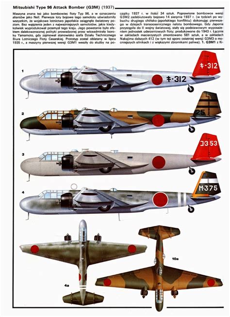 Japanese Aircraft Of Wwii Japanese Camo 1 Mitsubishi G3m