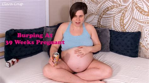 Clara Crisp Clips Pregnant Wife Belching And Complaining From Overeating