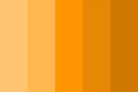 Simple Shades Of Orange Color Palette