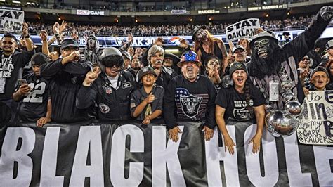 Black Hole Oakland Raiders Stadium Raiders Next Black Hole To Be