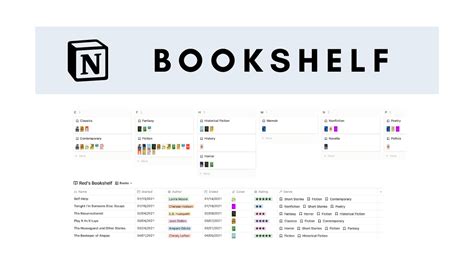 How To Build A Reading Bookshelf In Notion 2022 — Red Gregory