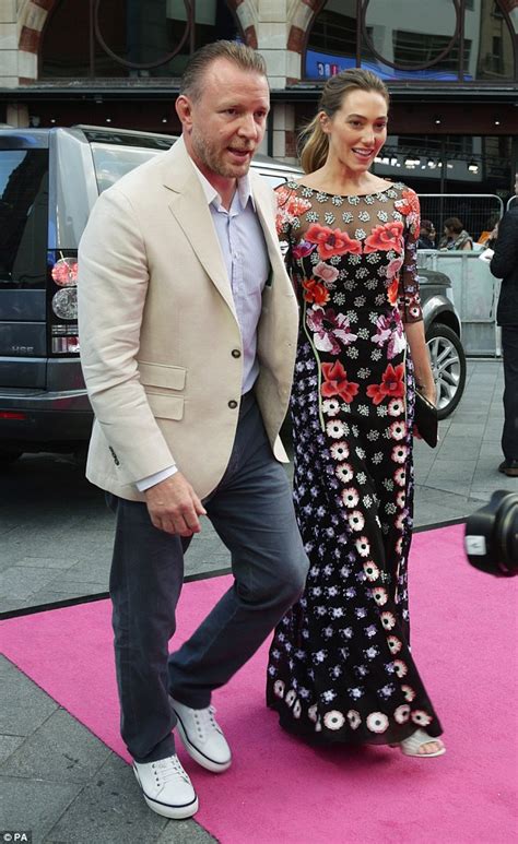 Guy Ritchie Is Suave Beside Glamorous Wife Jacqui Ainsley At Suicide Squad Premiere Daily Mail