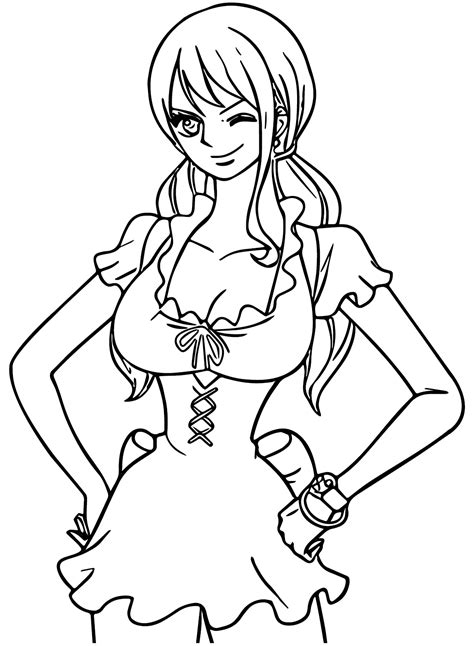 free nami coloring page free printable coloring pages