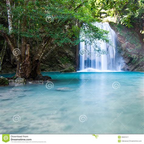 Erawan Waterfall Kanchanaburi Royalty Free Stock