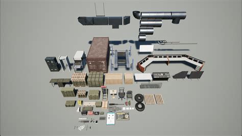 Military Asset Pack In Props Ue Marketplace