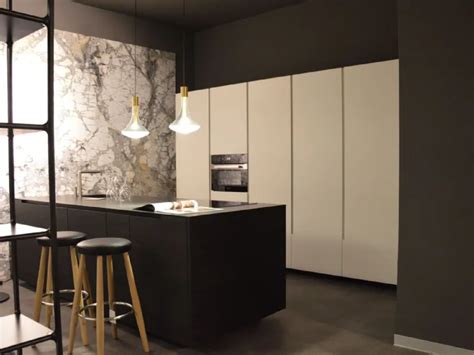 Cucina Phoenix Design Bianca Ad Isola Poliform