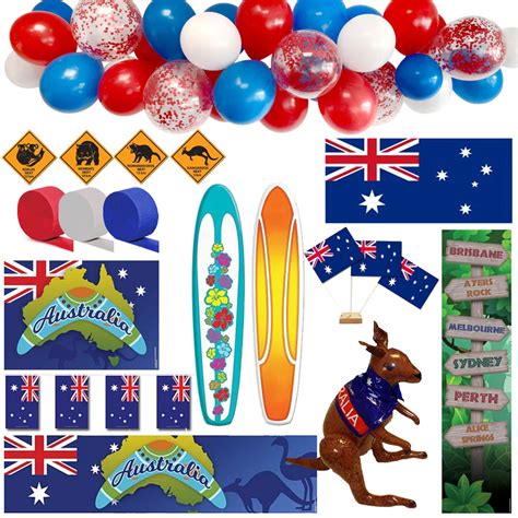 Australian Themed Decoration Party Pack Party Packs