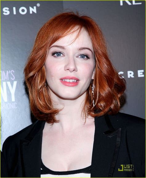 Full Sized Photo Of Christina Hendricks Company With The New York