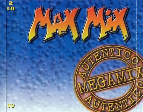 Carátula Interior Trasera De Max Mix El Autentico Megamix Portada
